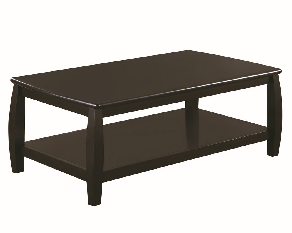 Dixon Cappuccino Wood Coffee Table