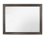 Luster Gray Wood Frame Dresser Mirror