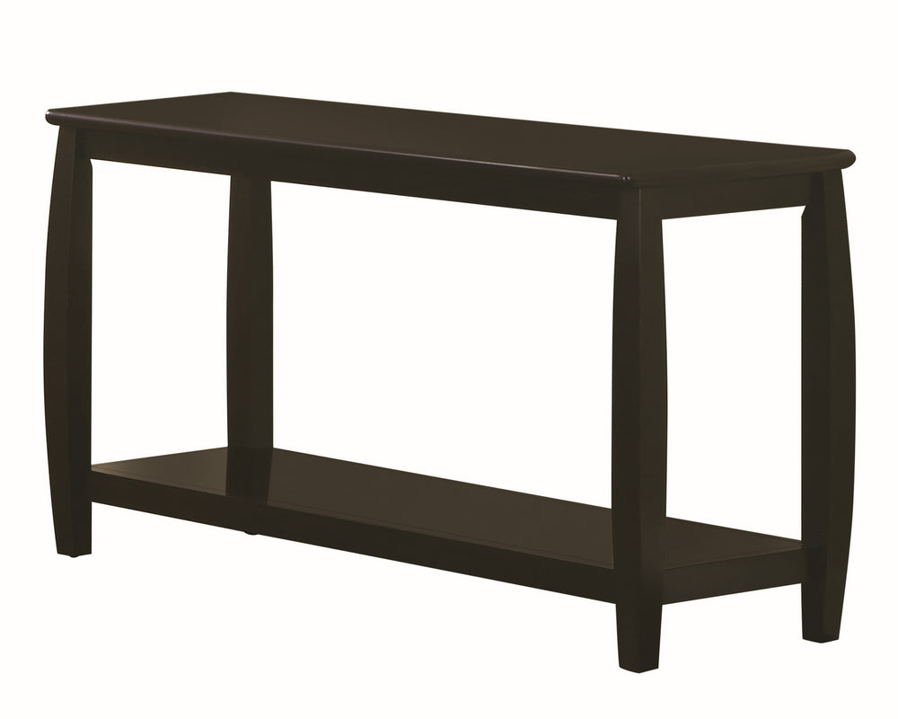 Dixon Cappuccino Wood Sofa Table