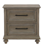 Cardano Driftwood Light Brown Wood Nightstand