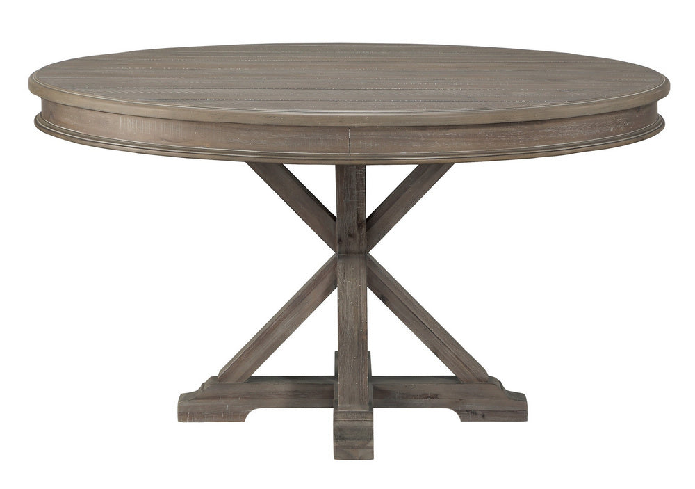 Cardano Driftwood Light Brown Wood Round Dining Table