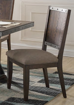 Country 2 Taupe Fabric/Wood Side Chairs