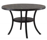 Darlington Antique Black Wood Dining Table