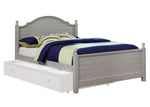 Diane Gray Solid Wood Full Bed