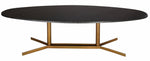 Gemma Black Marble/Gold Metal Cocktail Table