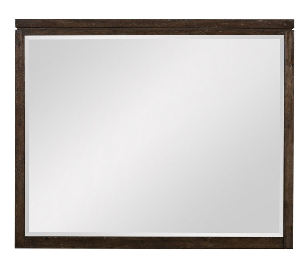 Griggs Dark Brown Wood Frame Dresser Mirror