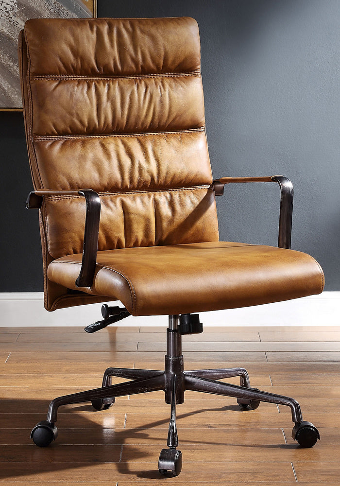 Jairo Sahara Top Grain Leather Executive Office Chair