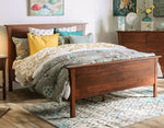 Keizer Cherry Wood Queen Panel Bed