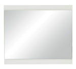 Kerren High Gloss White Wood Frame Dresser Mirror