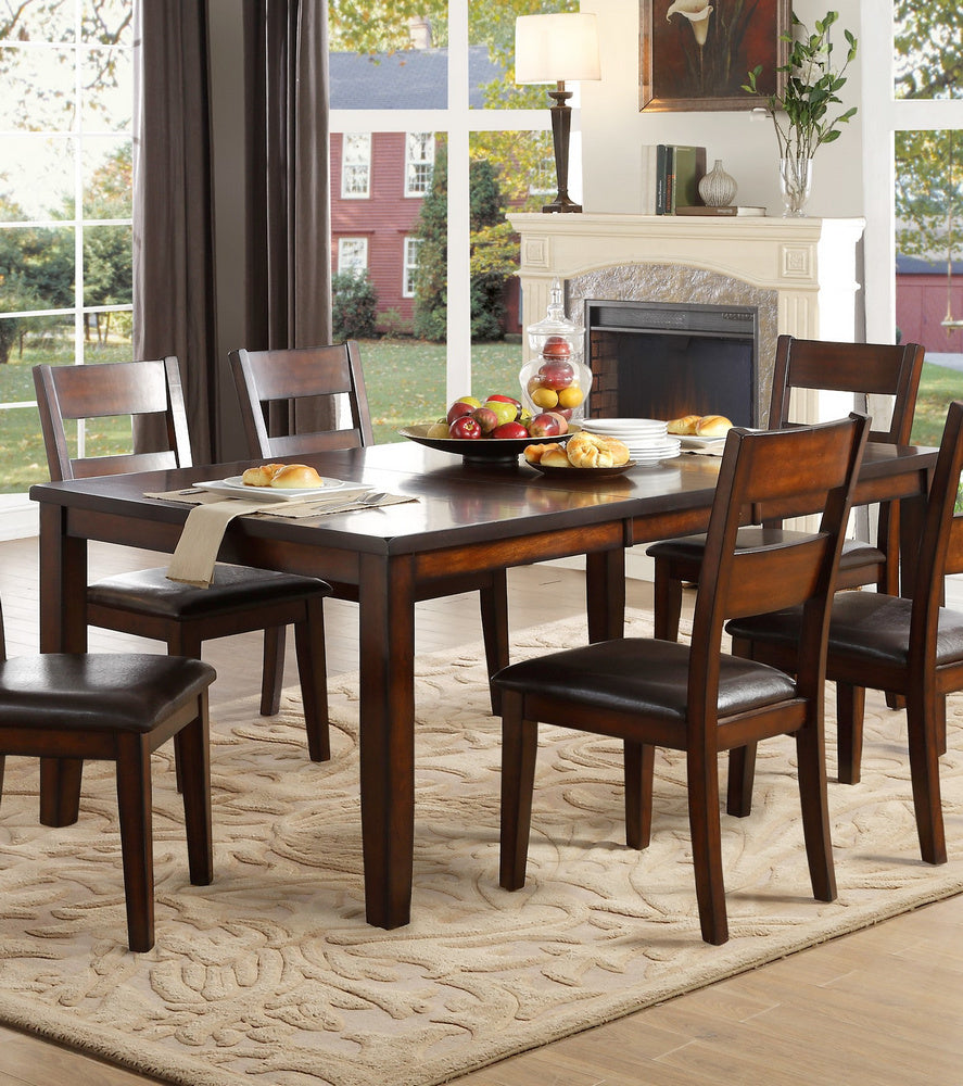 Mantello Dark Brown Extendable Dining Table