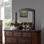 Marvelous Cherry Wood Frame Dresser Mirror