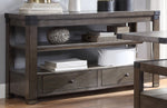 Melville Ash Gray Wood Sofa Table with Storages