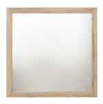 Miquell Rustic Natural Finish Wood Dresser Mirror