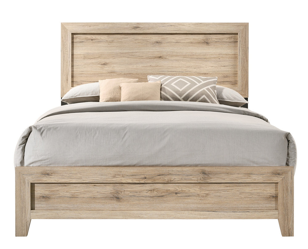 Miquell Rustic Natural Finish Wood King Bed