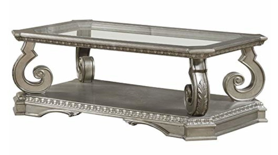 Northville Antique Silver Wood Coffee Table