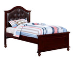 Olivia Dark Walnut Wood Full Bed