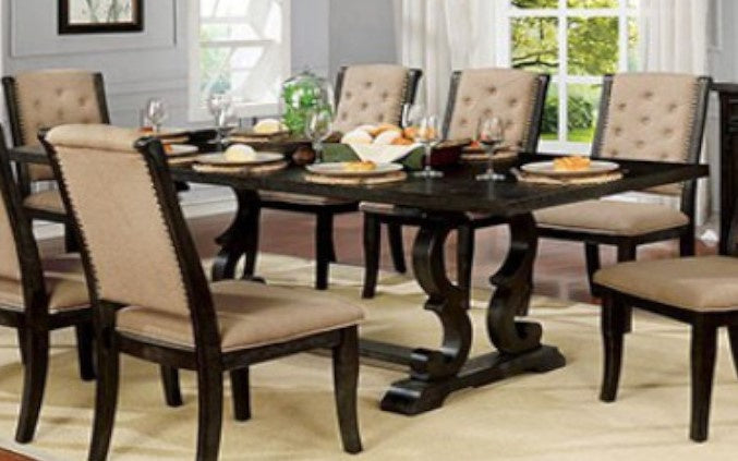 Patience Dark Walnut Extendable Dining Table