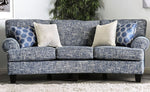 Pierpont Blue Fabric Sofa (Oversized)