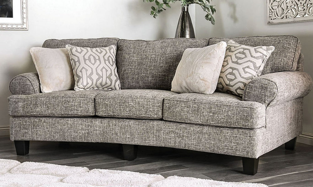 Pierpont Gray Fabric Sofa (Oversized)