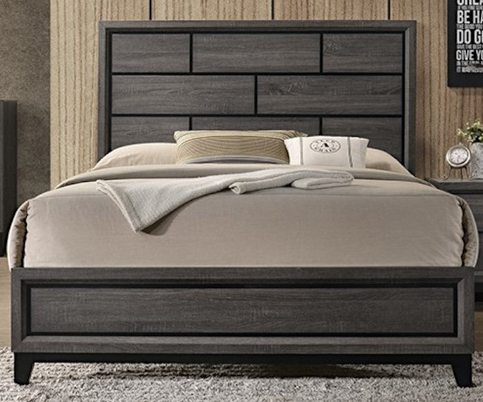 Rickie Brown Wood Queen Bed