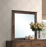 Rosalinda Natural Finish Wood Frame Dresser Mirror