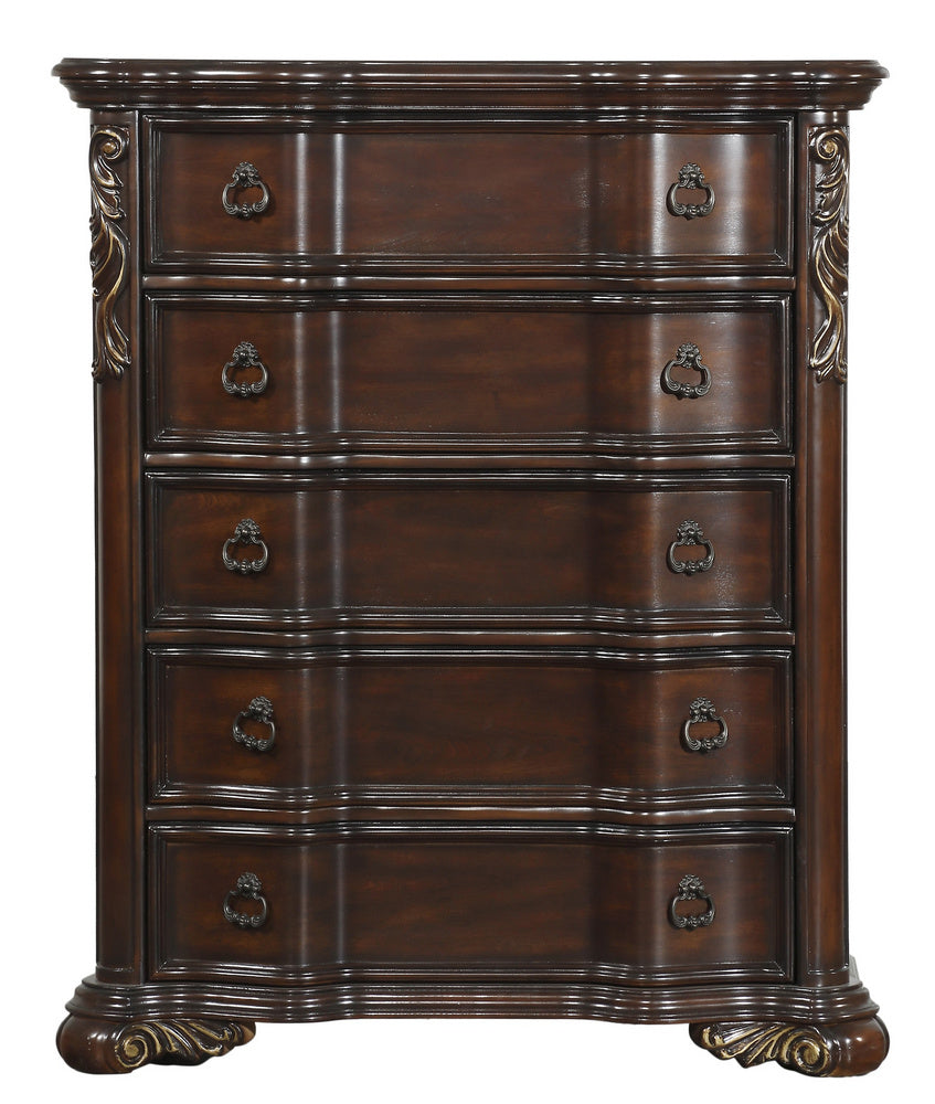 Royal Highlands Cherry Wood 5-Drawer Chest