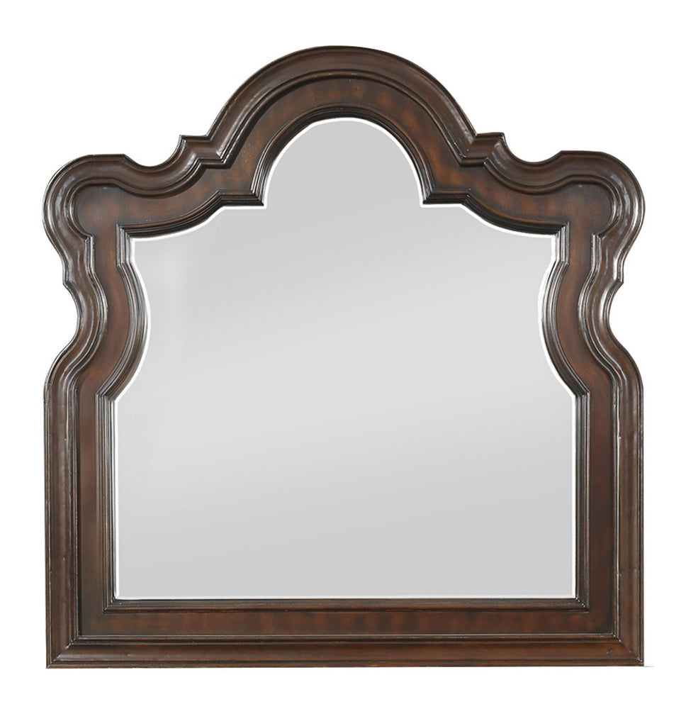 Royal Highlands Cherry Wood Frame Dresser Mirror