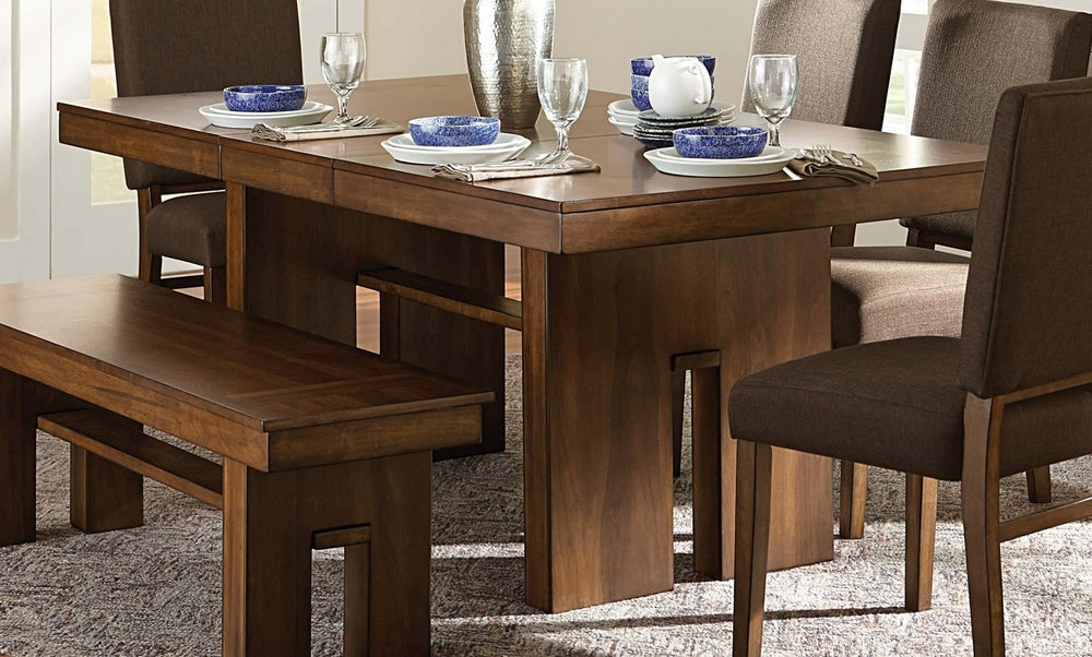 Sedley Chocolate Brown Wood Extendable Dining Table