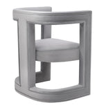 Ada Grey Velvet Upholstered Chair