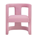 Ada Pink Velvet Upholstered Chair