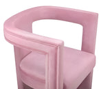 Ada Pink Velvet Upholstered Chair