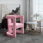 Ada Pink Velvet Upholstered Chair