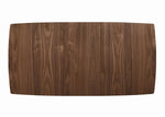 Alfredo Natural Walnut Wood Extendable Dining Table