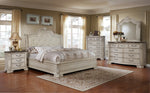 Angie Antique White Wood Chest