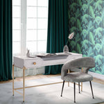 Bajo White Lacquer Wood Desk