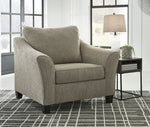 Barnesley Platinum Fabric Chair and a Half