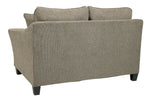 Barnesley Platinum Fabric Loveseat