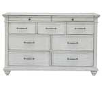 Kanwyn Whitewash Wood 9-Drawer Dresser