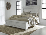 Kanwyn Whitewash Wood Cal King Storage Bed