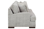 Mercado Pewter Fabric 2-Seat Sofa (Oversized)