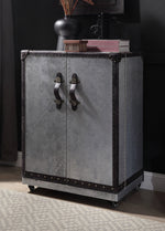 Brancaster Aluminum Wine Cabinet