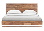 Bushwick Brown Wood King Platform Bed