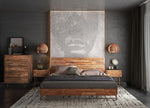 Bushwick Brown Wood King Platform Bed