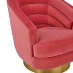 Canyon Hot Pink Velvet Swivel Accent Chair