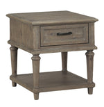 Cardano Driftwood Light Brown Wood End Table