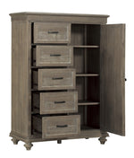 Cardano Driftwood Light Brown Wood Wardrobe Chest