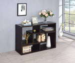 Yves 2-Pc Cappuccino Wood Bookcase/TV Console