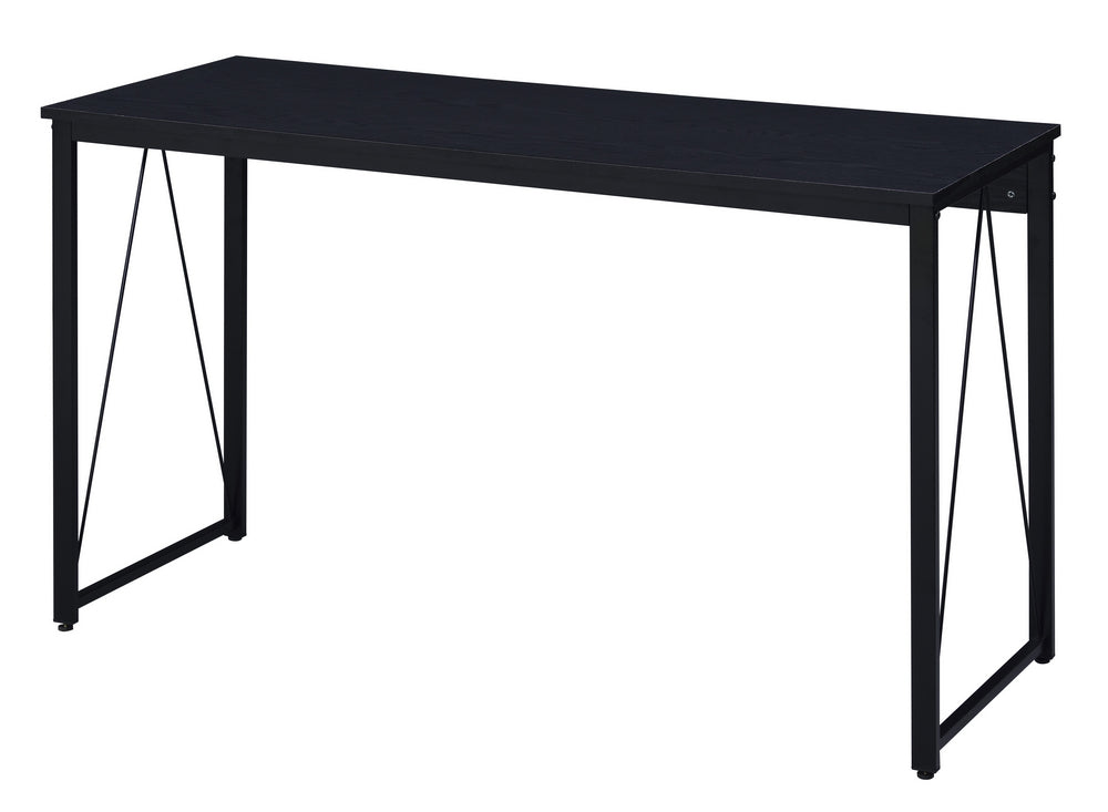 Zaidin Black Wood/Metal Large Office Desk