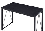 Zaidin Black Wood/Metal Small Office Desk