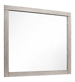 Zephyr Light Gray Wood Dresser Mirror